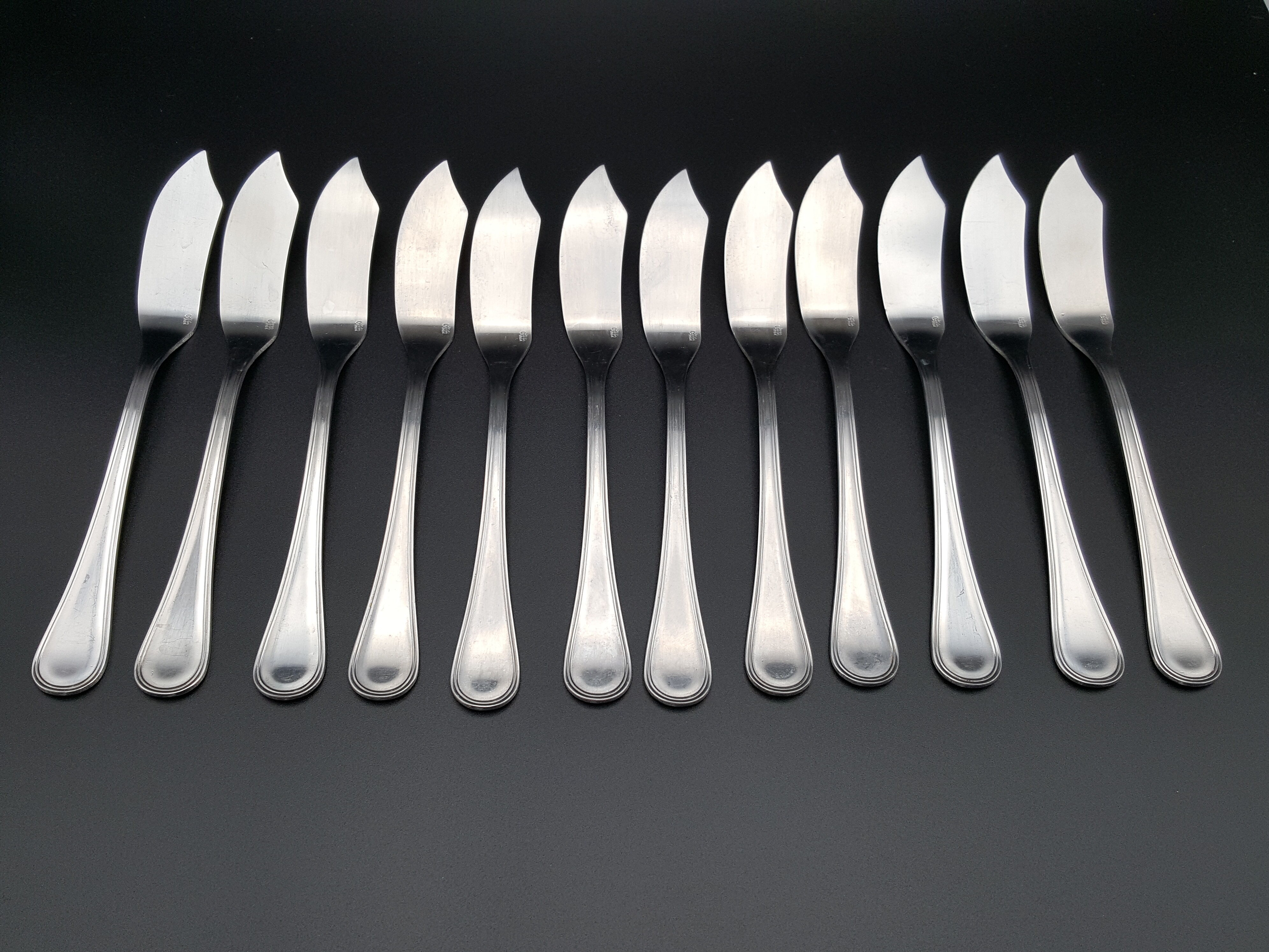Cutlery service fish Jean Couzon Goldsmith stainless 26 pieces