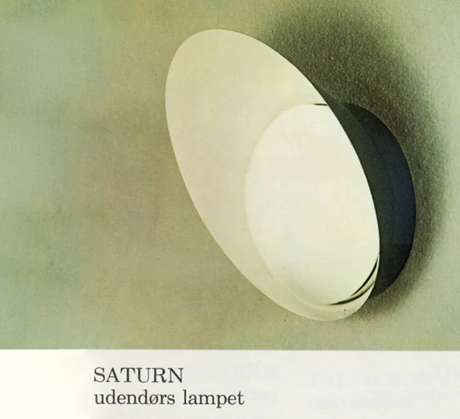 Set of two extremely rare Saturn wall lamps by LYFA