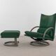 Torino Armchair and Stool 418 by Rolf Benz/BMP, 90s