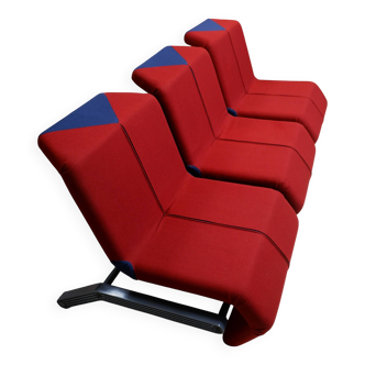 3-seater sofa by Thierry Belt for Artifort, 1980s