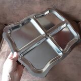 Metal compartments plateau