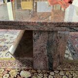 Vintage granite coffee table from the 80s