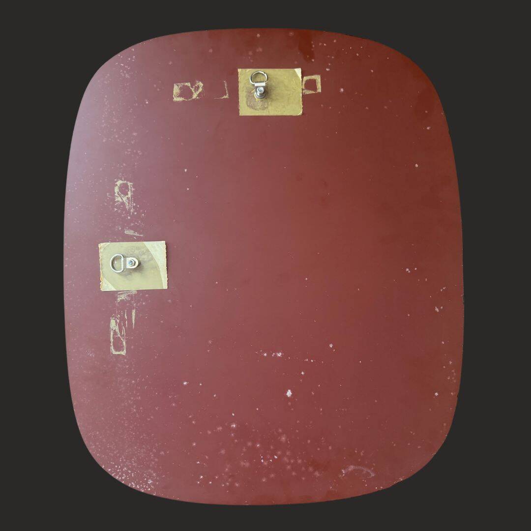 Vintage smoked mirror, 1970s