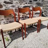 3 chairs Niels Otto Moller