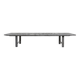 Rare brutalist Brazilian stone coffee table by Pia Manu, ca. 1960