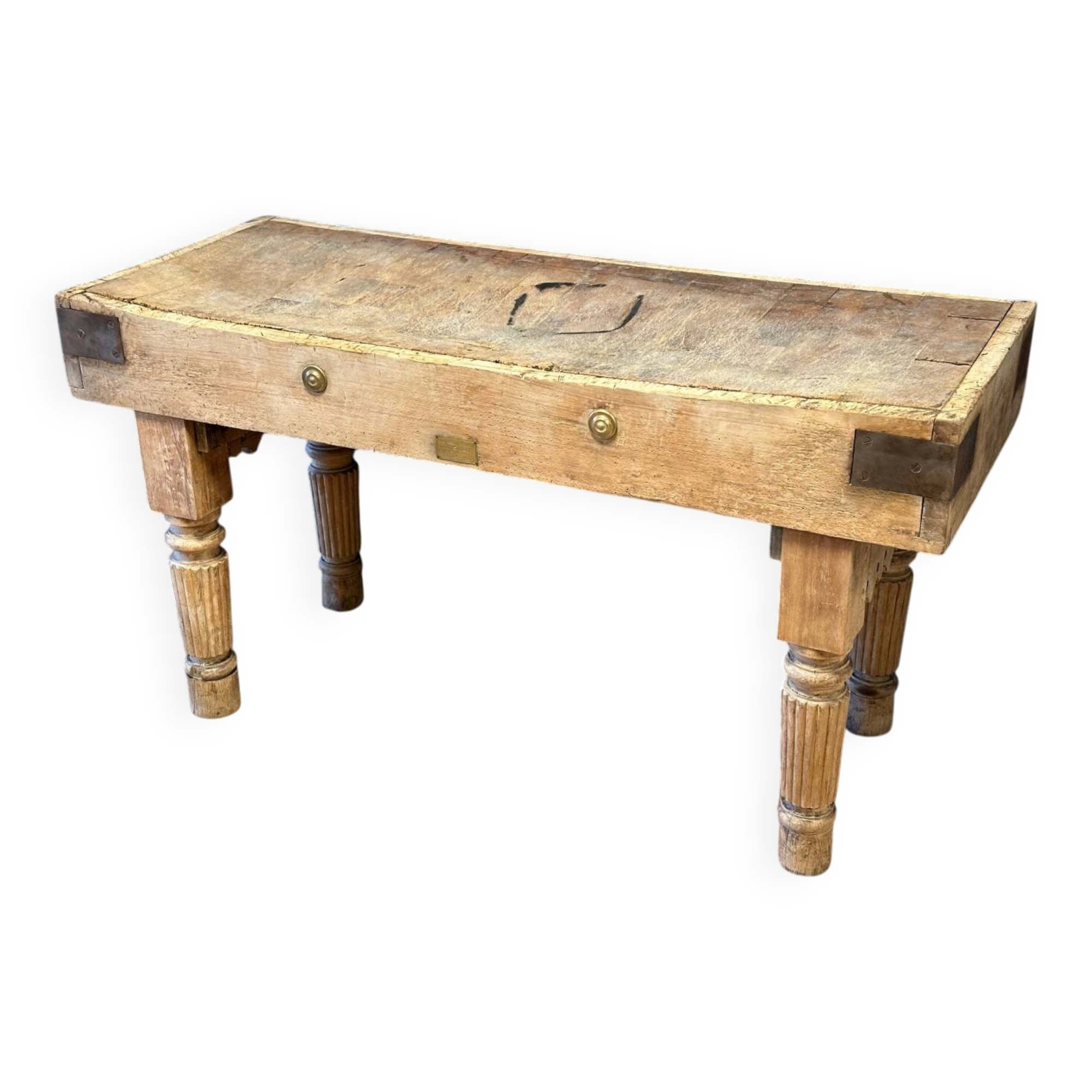 Antique Butcher Table