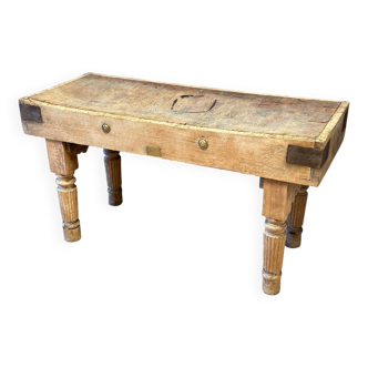 Antique Butcher Table