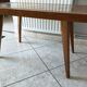 coffee table in marquetry from the 1950s-60s