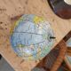 Map of the world Girard and Barrere