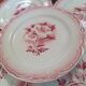 Lot of 5 antique opaque porcelain plates.