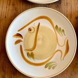 Assiettes anciennes françaises Salins 70’s