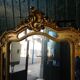 Gilded wooden mirror louis xv with frame