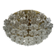 1960s/70s Ceiling Lamp Ernst Palme made of brass and glass, Germany