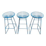 Set of 3 Pastoe bar chairs