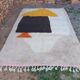 Handmade pure wool rug colorful size 200 x 300 cm