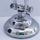 Vintage articulated chrome lamp