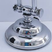 Vintage articulated chrome lamp