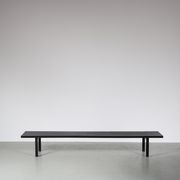 1970s Slatted bench by Gijs Bakker and Wim Wilson for Castelijn, Netherlands