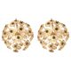 Unique Pair of Two Emil Stejnar Style Sputnik Chandeliers, 1970