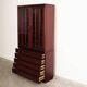 Mahogany showcase, Danish design, 1970s, production: Denmark