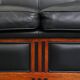 Art Deco 2.5-Seater Leather Sofa