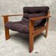 Paire de fauteuils en pin, Suède 1970-1980