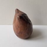 Ceramic owl sculpture, signed Nani in Aix in 1983