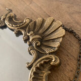 Brass mirror