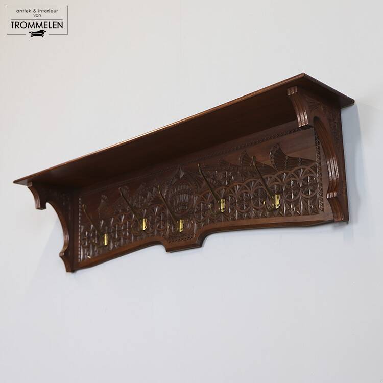 Antique Art Nouveau coat rack