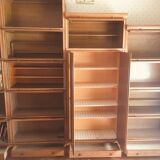 Modular vintage bookcase of MD lockers (Martin Dupuy) -1950s