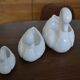 Lot de 3 cache-pots famille cygne