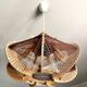 Scandinavian wooden suspension with stretched wires 1970