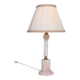 Bohemian chic natural stone table lamp, mid-century onyx table lamp.