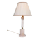Bohemian chic natural stone table lamp, mid-century onyx table lamp.