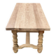 19th century farmhouse table renovated in solid oak 200cm