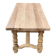 19th century farmhouse table renovated in solid oak 200cm