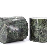 Green marble cylindrical bookhouse, 70s