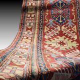 Ghazni Kazak Afghanistan Oriental Rug: 3.09 x 0.80 Meters - Fully Handmade Runner Rug