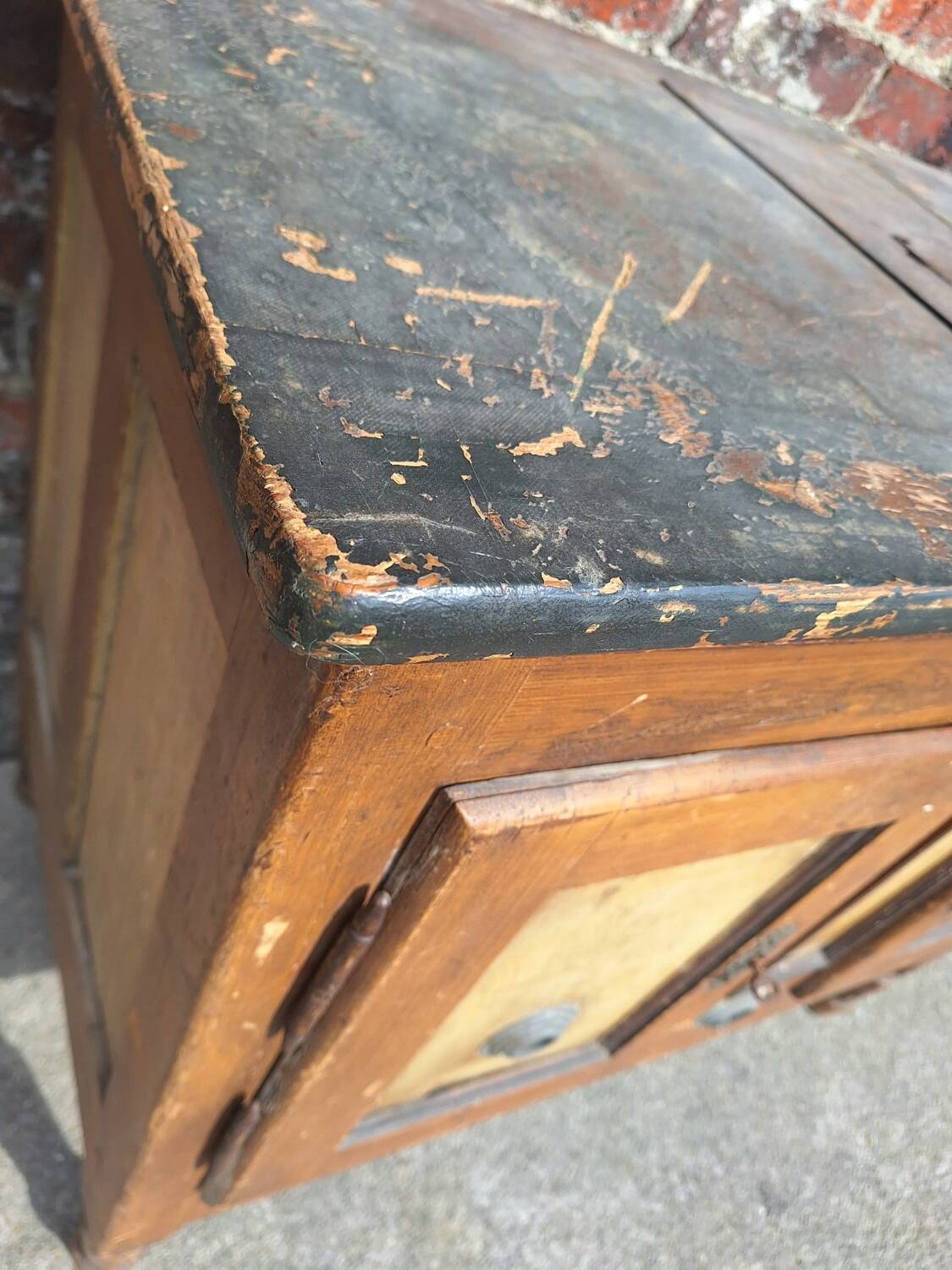 Antique farmhouse refrigerator, pantry