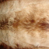 carpet in the 1970s goat skin, very vintage seventies 65x155cm