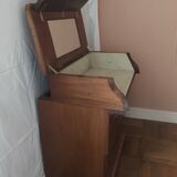 Coiffeuse commode style chemin de fer avec tiroirs