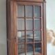 Antique glass-fronted Parisian wardrobe
