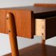 Pair of Vintage Scandinavian Teak Nightstands with hidden drawer