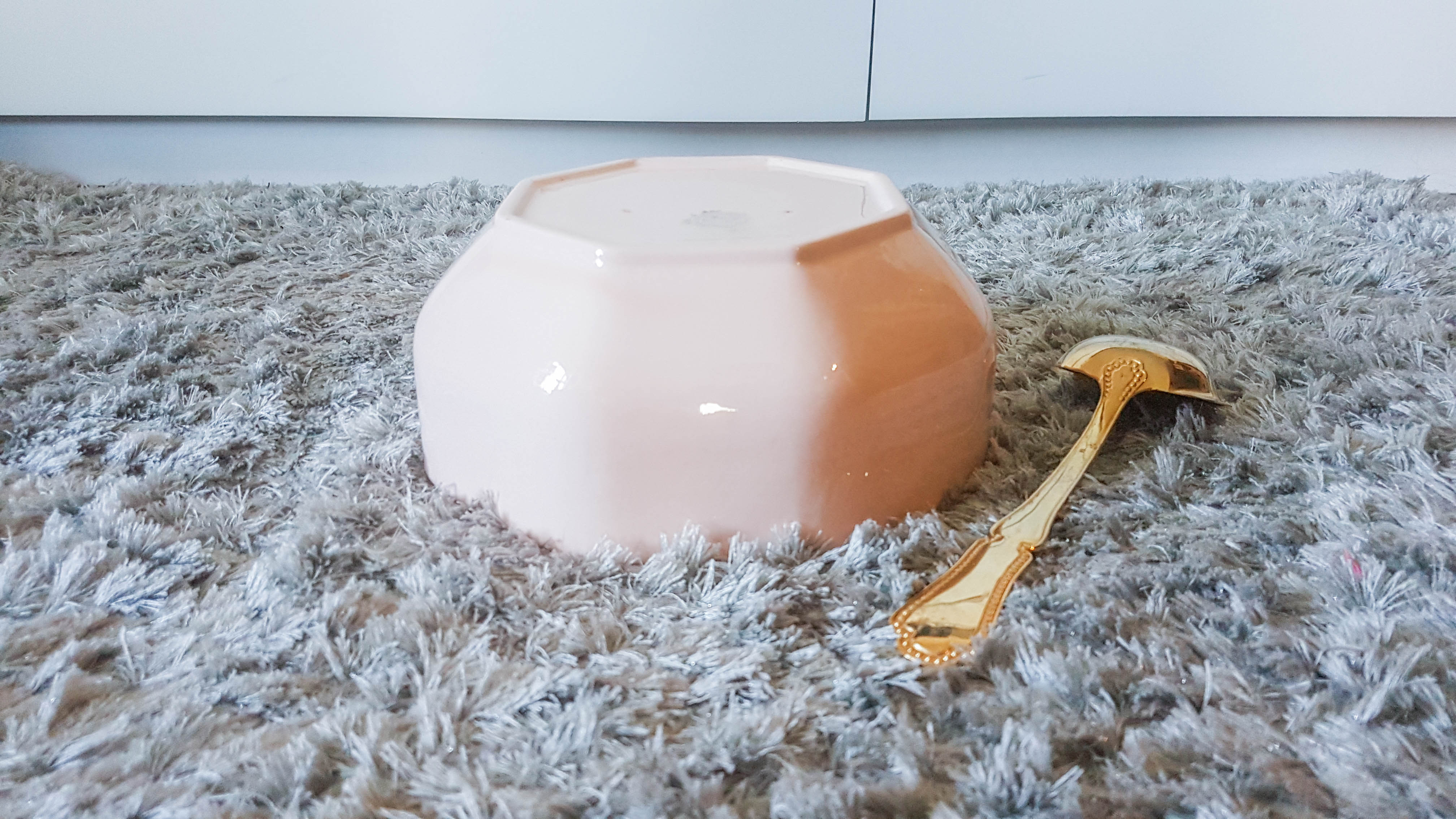 Pink salad bowl by "Villeroy & Boch" made in France