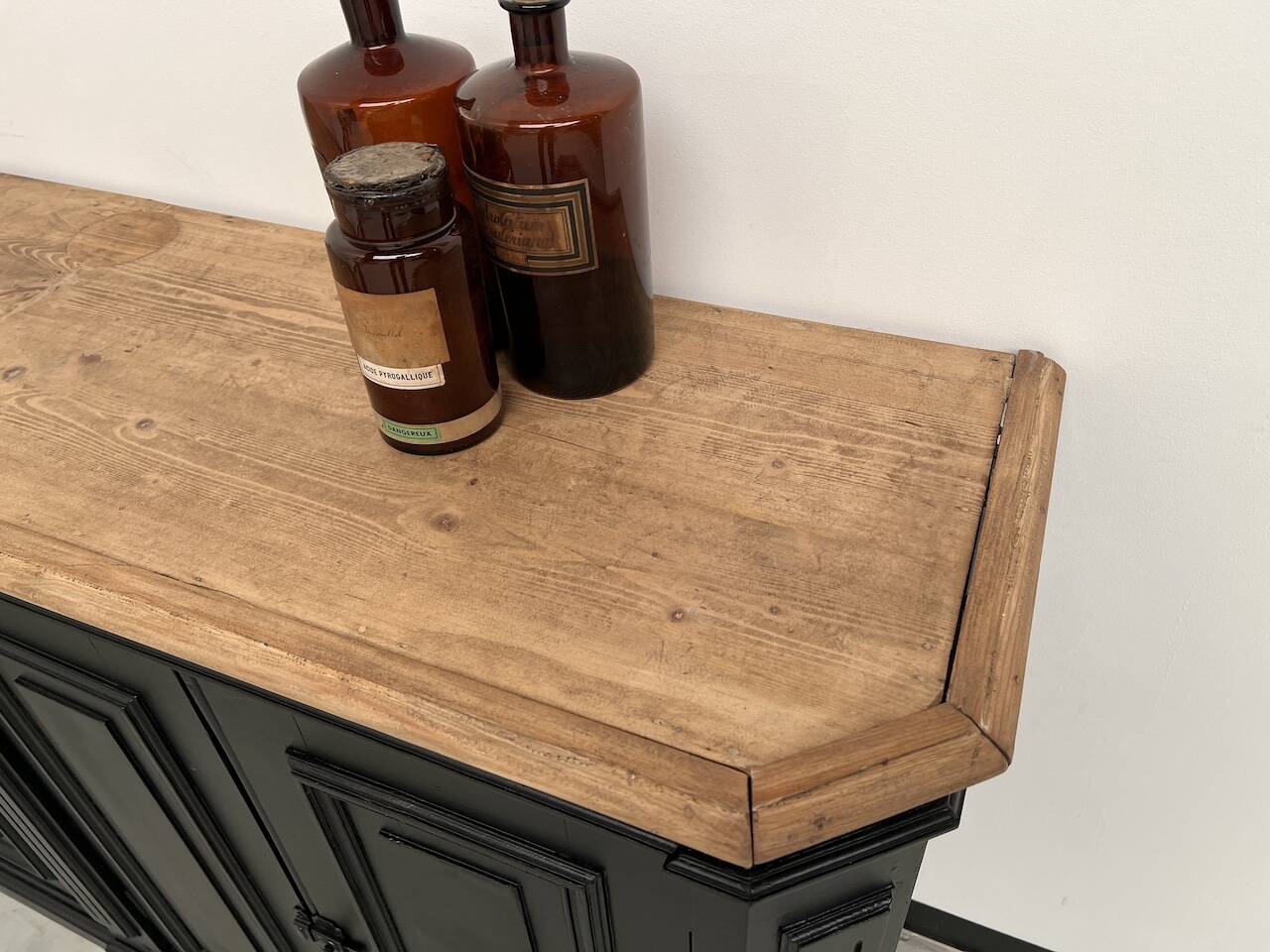 Corner sideboard, 1900s completely restored