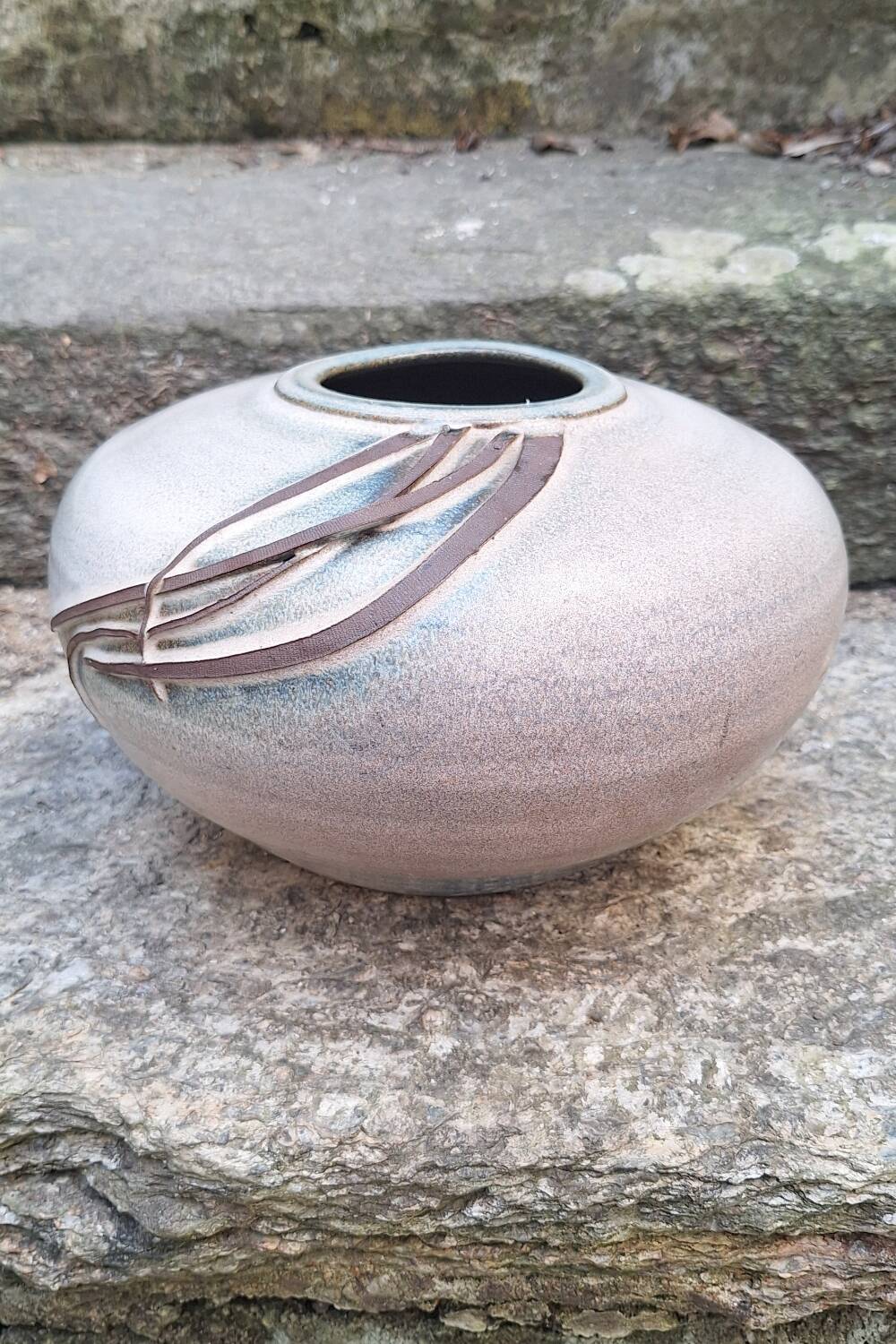 Ceramic vase by Nadia and Alain Pinel