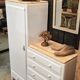 Vintage asymmetrical wardrobe