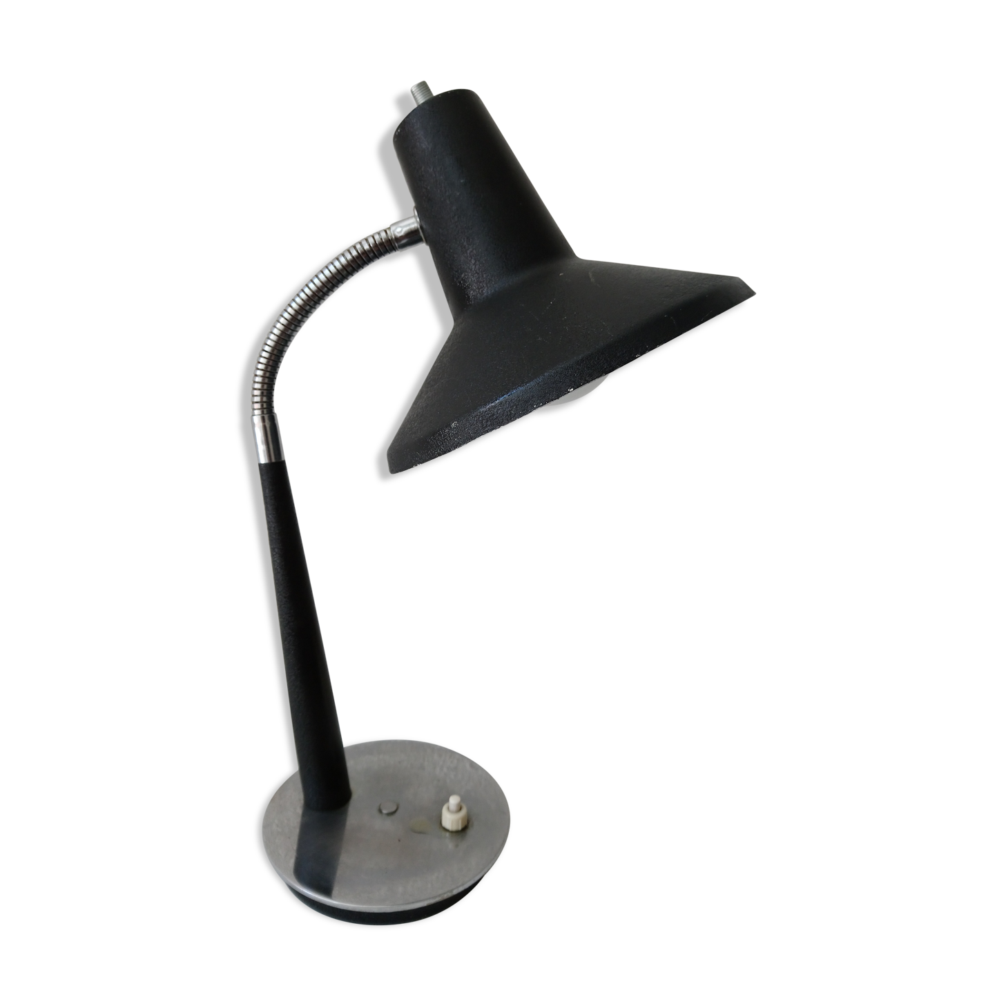 50 black years hammered metal lamp