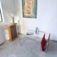 Table basse moderniste Bauhaus en acier tubulaire
