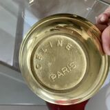 Ancien cendrier Celine bronze doré objet de déco design vintage old